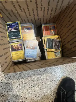 Pokemon 1000 Card Bulk Lot Common Uncommon Cards Mixed With Sealed Energy Brick - Image 1