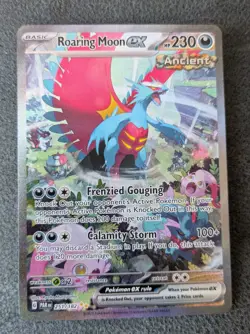 Pokemon card - Roaring Moon EX 251/182 Paradox Rift illustration - rare - Image 1