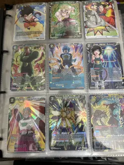 Dragon Ball Super TCG Folder Lot Sr SPR Scr 150+ Cards Rare Holo Foil - Image 2