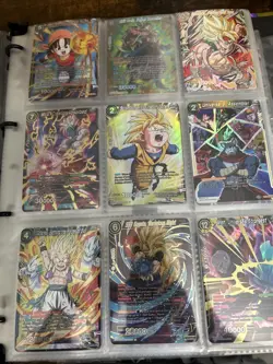 Dragon Ball Super TCG Folder Lot Sr SPR Scr 150+ Cards Rare Holo Foil - Image 3