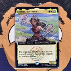 Magic The Gathering X Avatar Katara The Fearless FOIL Promo Card SDCC 2025 - Image 2