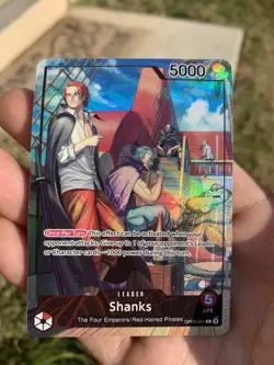 Shanks (2025 PSA Magazine Promo) OP09-001 One Piece Promotion Cards Foil - Image 1