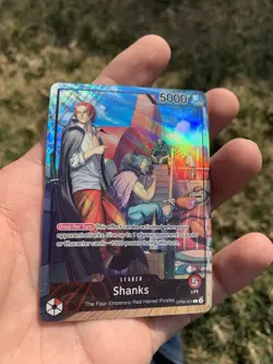 Shanks (2025 PSA Magazine Promo) OP09-001 One Piece Promotion Cards Foil - Image 2