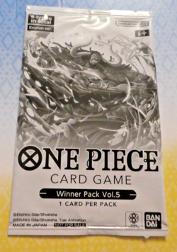 One Piece Booster Winner Vol.5 Tournament Card Game Pack English Carte Mint - Image 1