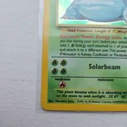 Venusaur 18/130 Holo Rare - Base Set 2 - Pokemon Card - WOTC Vintage - LP - Image 4