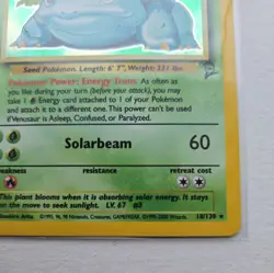 Venusaur 18/130 Holo Rare - Base Set 2 - Pokemon Card - WOTC Vintage - LP - Image 5