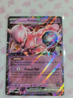 Team Rocket's Mewtwo ex 205 Sv: Scarlet & Violet Promo Cards Holo - Image 1