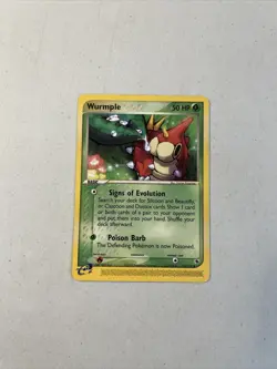 Pokemon TCG 2003 EX Ruby & Sapphire Set Trading Card -- Wurmple 78/109 - Image 1