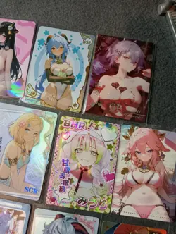 assorted bundle 11 cards goddess story waifu anime card - Image 5