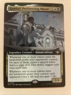 Kambal, Profiteering Mayor (Extended Art) Outlaws of Thunder Junction Regular - Image 1