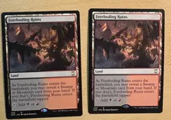 MTG Foreboding Ruins X2 Cards, Streets Of New Capenna - Image 1