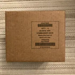 Magic the Gathering Duskmourn FACTORY SEALED 4 box commander deck case. - Image 1