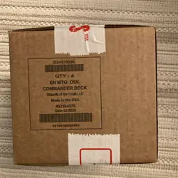 Magic the Gathering Duskmourn FACTORY SEALED 4 box commander deck case. - Image 2
