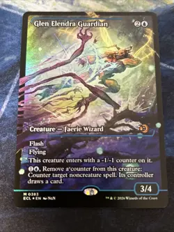 Glen Elendra Guardian (0383) (Showcase) Lorwyn Eclipsed Foil NM-M Unplayed MTG - Image 1