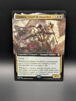 MTG - Carmen, Cruel Skymarcher - EXTENDED ART - Legendary Creature - LCC 26 - NM - Image 1