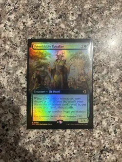Formidable Speaker (Extended Art) Lorwyn Eclipsed Foil - Image 1