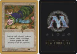 Karma - Sideboard - Bertrand Lestree - 1996 ~ Moderately Played Pro Tour A MTG M - Image 1