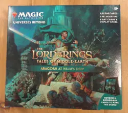 Magic The Gathering Lord of the Rings Aragorn at Helms Deep Scene Box Set - Image 1