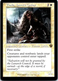Thalia, Heretic Cathar (Retro Frame) R Innistrad Remastered 351 NM NM-LP - Image 1