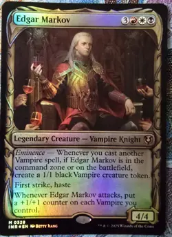 Edgar Markov (Showcase) Innistrad Remastered Foil,MTG, #328 - Image 1