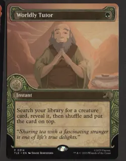 Reserved Worldly Tutor (Showcase) Avatar: The Last Airbender: Eternal-Legal - Image 1