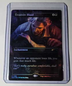 Exquisite Blood - NM Rainbow Foil - Secret Lair MTG magic D&D Astarion - Image 1