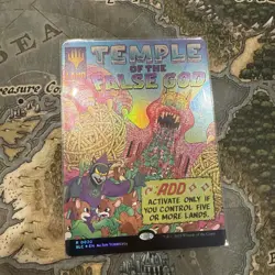 Temple of the False God - Regular Foil - Encyclopedia Secret Lair MTG MAGIC - Image 1