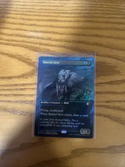 Baleful Strix (Borderless) Commander: Bloomburrow Foil - Image 1