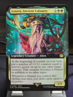 MTG - Jenova, Ancient Calamity (0493) Rare (Extended Art) - FINAL FANTASY - Image 1