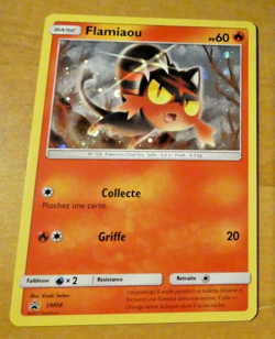 POKEMON CARD RARE HOLO CARTE FLAMIAOU SM08 FR SL PROMO FR JCC NM 2017 - Image 1