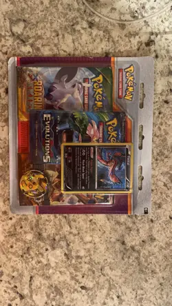 pokemon tcg xy blister set sealed roaring skies evolutions steam siege booster - Image 1