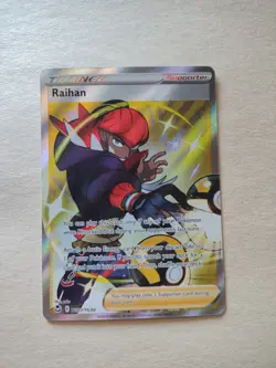 Pokemon Raihan Evolving Skies Trainer Full Art Ultra Rare Holo Card 202/203 NM - Image 1