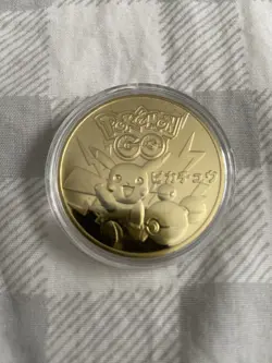 PIKACHU ZODIAC POKEMON GOLD PLATED COLLECTIBLE COIN All Cards Pictured - Image 2