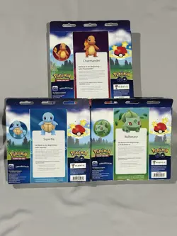 3 Pokemon Go Pin Collection Box Lot Bulbasaur Charmander Squirtle Factory Sealed - Image 2