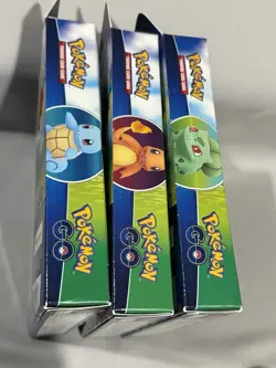 3 Pokemon Go Pin Collection Box Lot Bulbasaur Charmander Squirtle Factory Sealed - Image 3