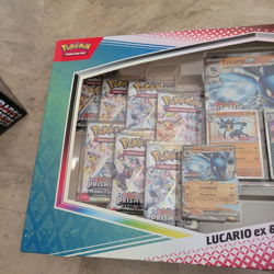 POKEMON TCG PRISMATIC EVOLUTIONS LUCARIO & TYRANITAR EX PREMIUM COLLECTION NEW - Image 2