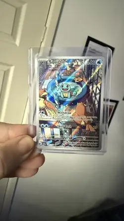 Pokemon TCG Squirtle 148/142 Stellar Crown - Holo, Illustration Rare, Full Art - Image 2
