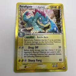 Feraligatr Delta Species 2/101 Dragon Frontiers Holo Rare Pokemon TCG T4410 - Image 1
