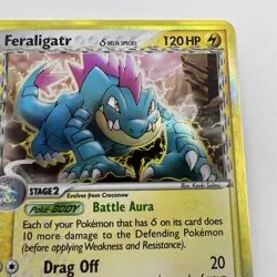 Feraligatr Delta Species 2/101 Dragon Frontiers Holo Rare Pokemon TCG T4410 - Image 2