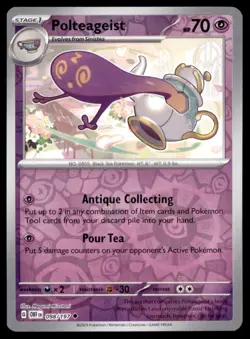 Pokemon TCG Polteageist Scarlet & Violet Series - Obsidian Flames #98 Reverse - Image 1