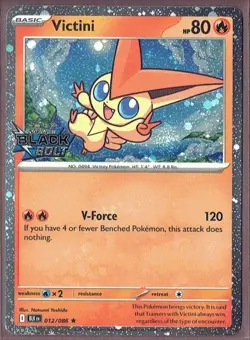 Pokemon TCG - Victini 012/086 Cosmos Holo - Black Bolt Stamped Promo - Image 1