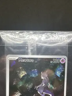 Pokemon TCG Mewtwo 052 Scarlet & Violet 151 UPC Promo Holo Rare Factory Sealed - Image 2