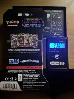 EXTREMELY HEAVY Pokemon Phantasmal Flames - Factory Sealed Booster Pack (33.07g) - Image 2