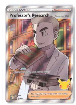 Pokemon Professor's Research (Full Art) 024/025 Celebrations LP Holo - Image 1