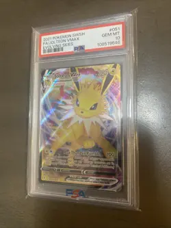 Jolteon Vmax FA 2021 Pokemon SWSH Evolving Skies 051/203 PSA 10 GEM MINT - Image 1