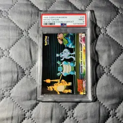 1999 TOPPS POKEMON THE MOVIE EDT ROUND ONE EQUALS DEFEAT #26 MOVIE EDITION PSA 9 - Image 1
