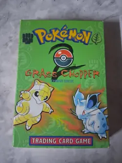 Pokemon Grass Chopper Theme Deck Base Set II Opened - Image 1