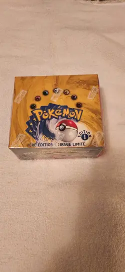 1999 Pokemon 1st Edition French Base Set Booster Box SEALED - Image 1