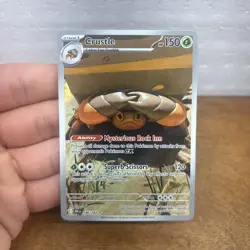 Crustle 186/182 IR Destined Rivals Sv10 ILLUSTRATION RARE HOLO Pokemon English - Image 1
