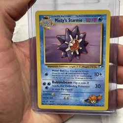 2000 POKEMON GYM HEROES MISTY'S STARMIE 56/132 (UNCOMMON) NM/MT VINTAGE POKEMON - Image 1